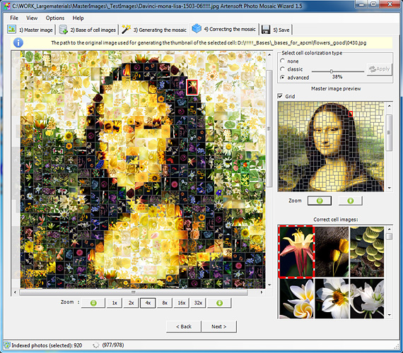 tile picture mosaic